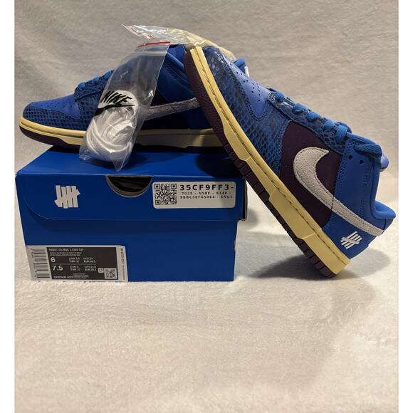 NIB Nike Dunk Low Undefeated Mens 6, women’s 7.5 BRAND NEW DH6508-400 - Picture 1 of 5